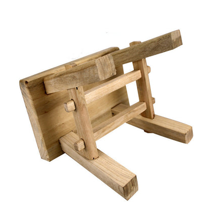 Wood Bench With Full Tenon And Low Four Corners Perfect For Bathroom And Kitchen