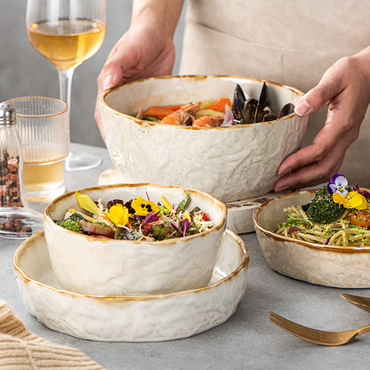 Fashion And Simple Farmhouse Style Ceramic Dishes