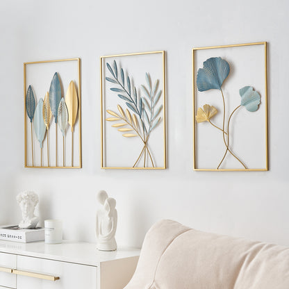Colgante de pared de lujo metálico estilo casa de campo