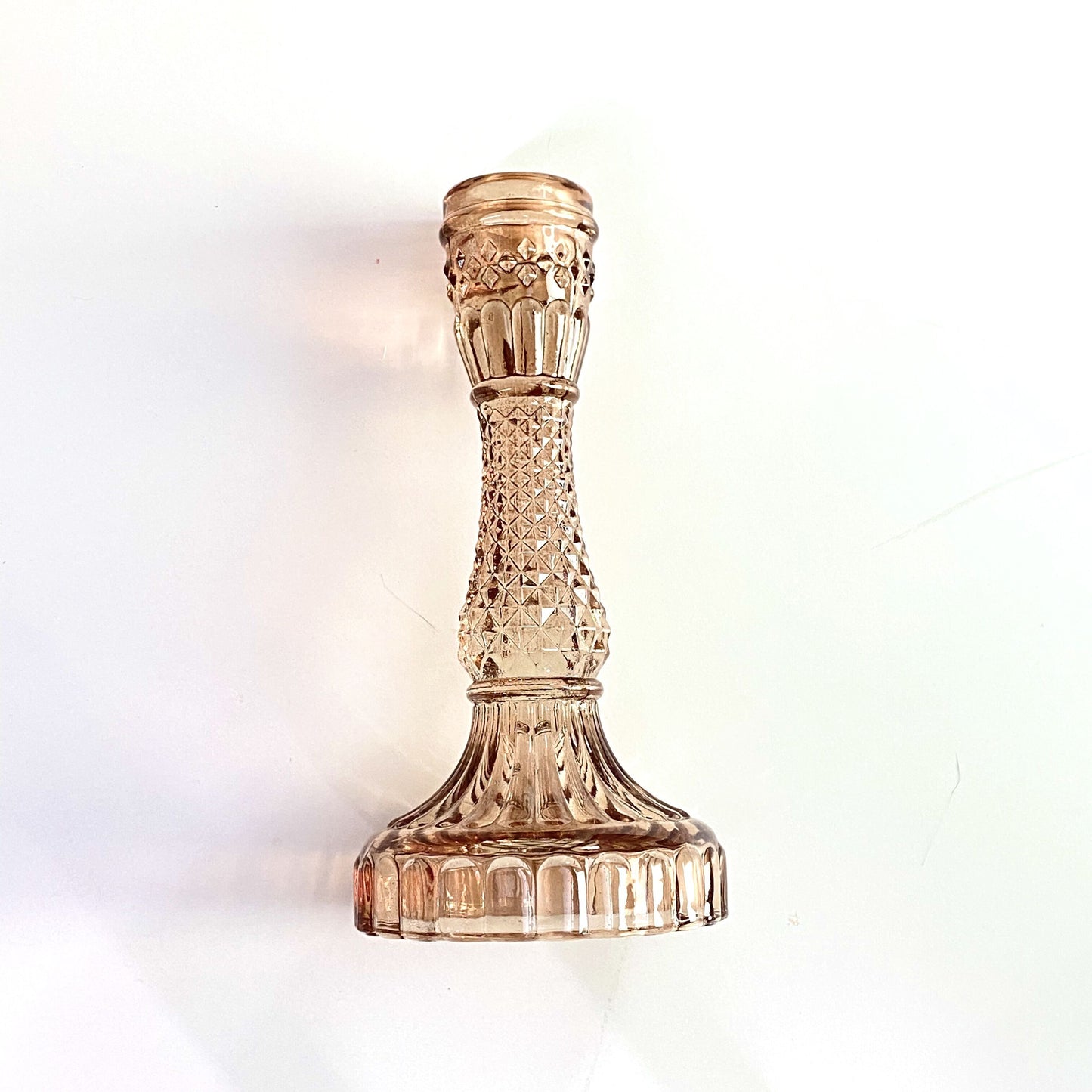 Vintage Style Stained Glass Candle Holder Decoration Dining table