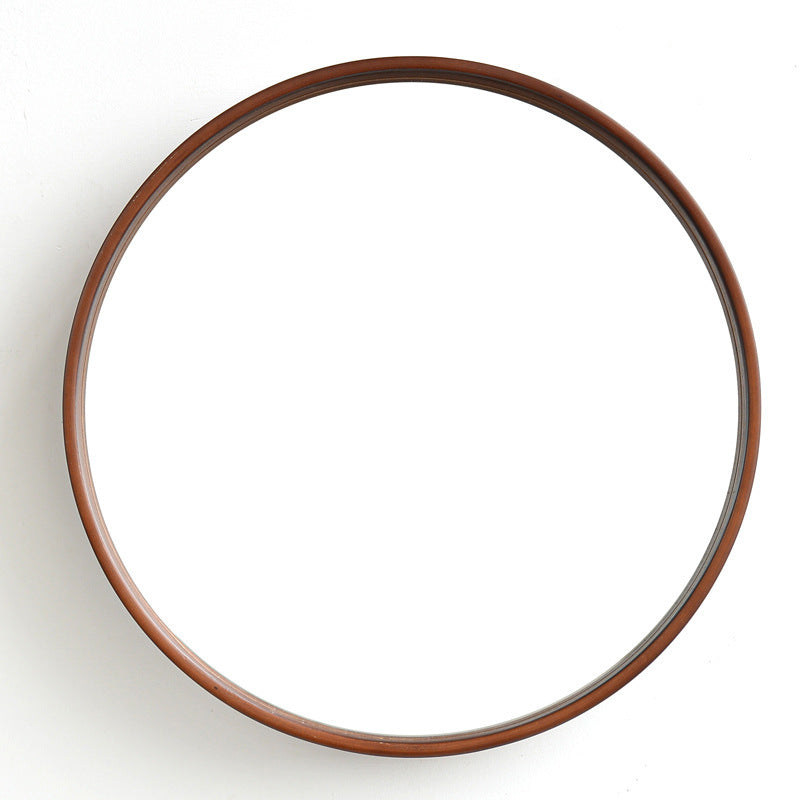 Bathroom Or Bedroom Hanging Solid Wood Simple Mirror