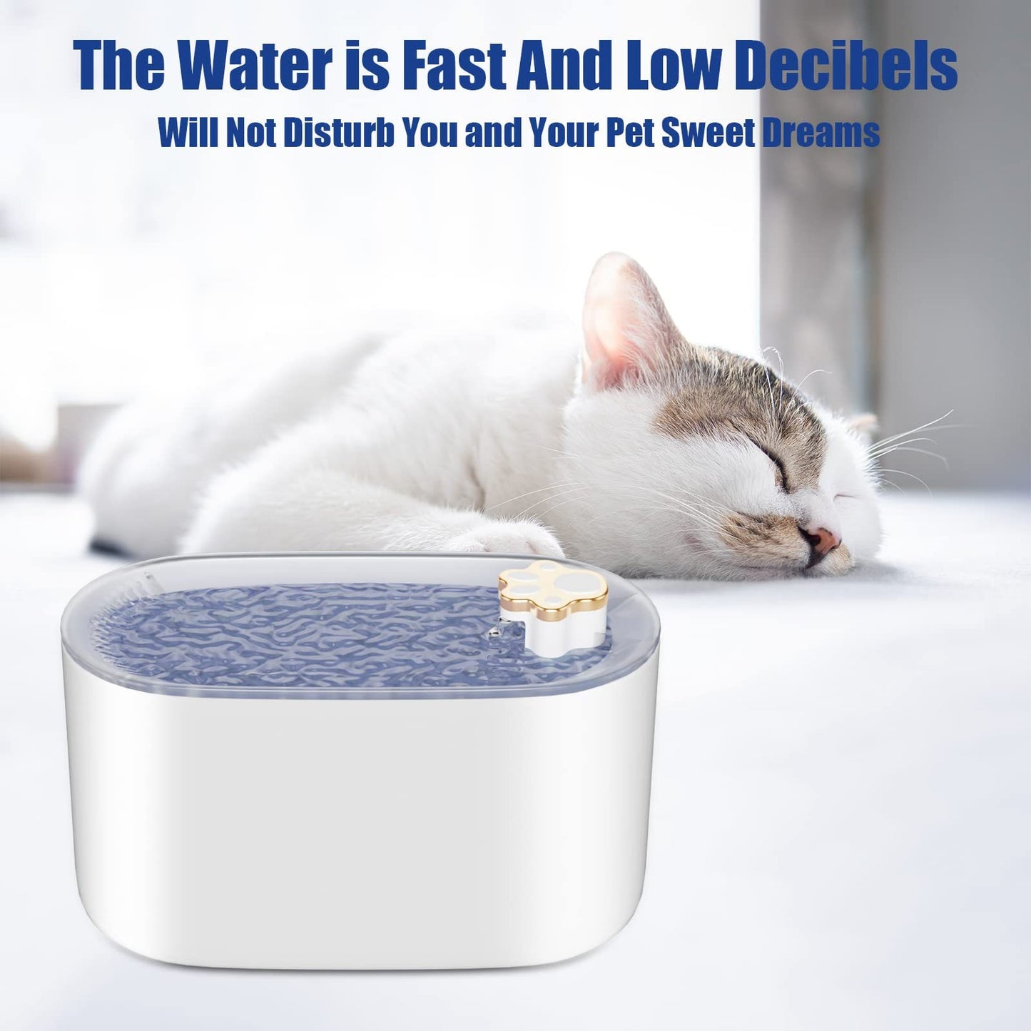 Bebedero automático con filtro para gatos de 3 l, dispensador de agua para mascotas, dispensador de agua ultrasilencioso con LED, productos para mascotas