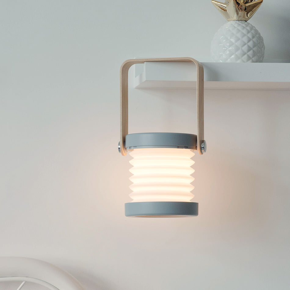 Lámpara LED de noche plegable, táctil, regulable, para lectura, portátil, recargable por USB, para el hogar
