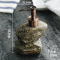Ceramic Retro Stone Dispenser Soap Dispenser Bathroom