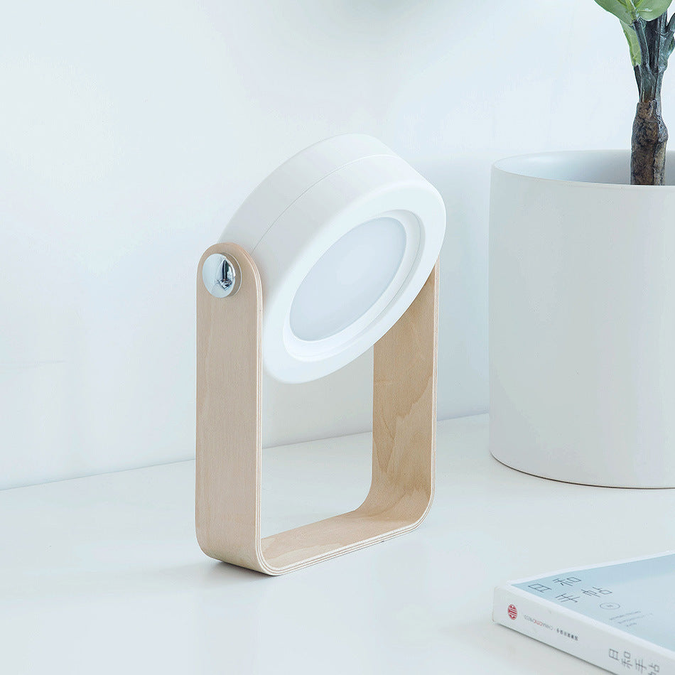 Lámpara LED de noche plegable, táctil, regulable, para lectura, portátil, recargable por USB, para el hogar