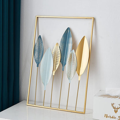 Colgante de pared de lujo metálico estilo casa de campo