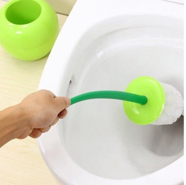 Long Handle Soft Hair Household Toilet Brush Cherry Toilet Brush Daily Necessities Creative Toilet Plastic Brush