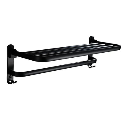 Estantería de baño plegable de aluminio perforado para baño