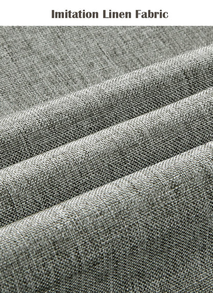 Rideaux de douche gris épais en tissu imitation lin, rideaux de bain imperméables pour baignoire de salle de bain, grande couverture de bain moderne et large