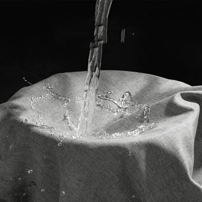Rideaux de douche gris épais en tissu imitation lin, rideaux de bain imperméables pour baignoire de salle de bain, grande couverture de bain moderne et large