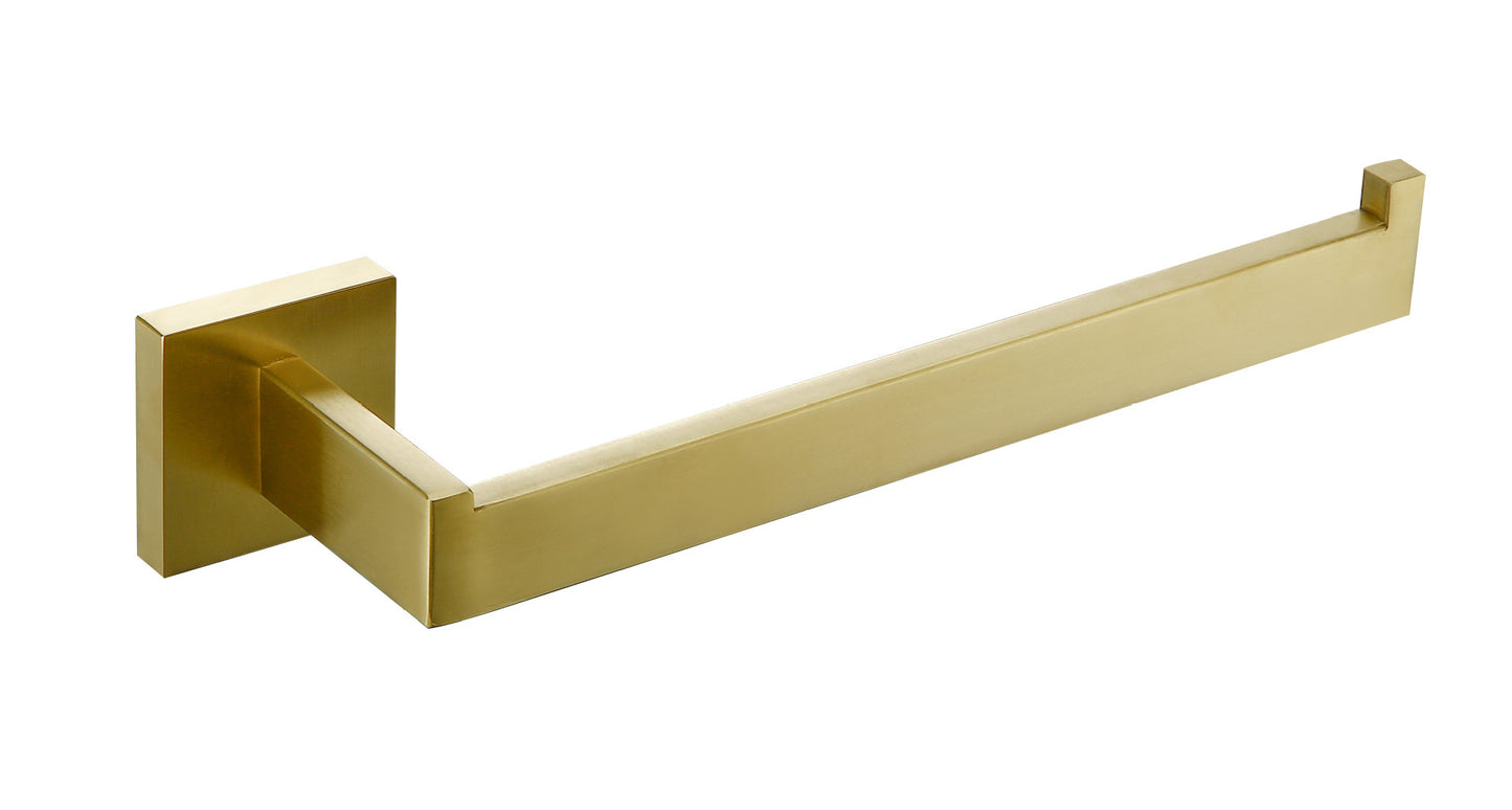 Juego de toallero de acero inoxidable para baño, herrajes para baño, estante para colgar en la pared, toallero dorado para baño