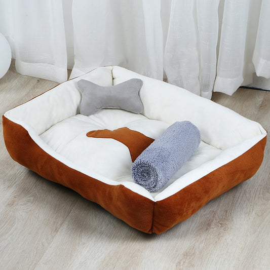 Perrera para perros de peluche grande