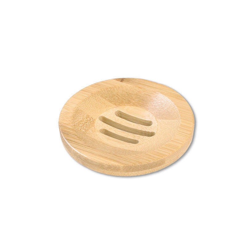 Jabonera de madera de bambú a prueba de moho y drenaje para baño