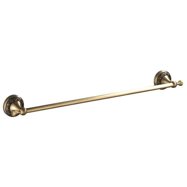Toallero colgante para baño, material de cobre, toallero de baño antiguo retro europeo