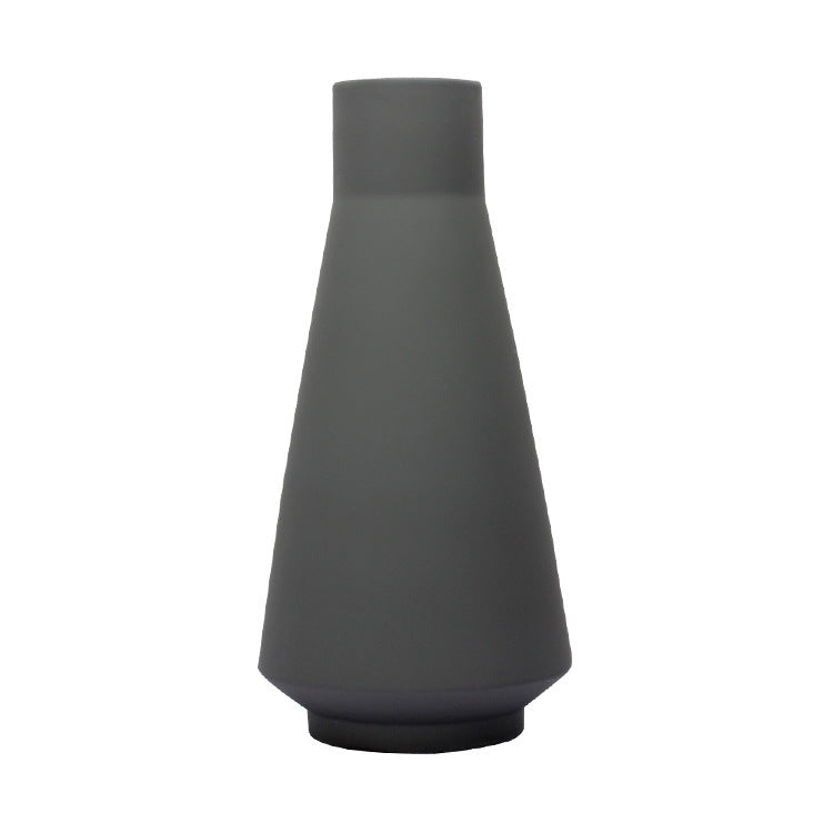 Jarrón de cerámica de estilo minimalista, artesanías para decoración del hogar