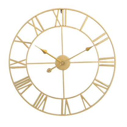 Modern Minimalist Style Decoration Creative Metal Clock