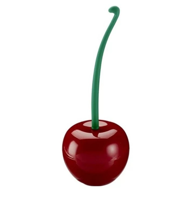 Long Handle Soft Hair Household Toilet Brush Cherry Toilet Brush Daily Necessities Creative Toilet Plastic Brush