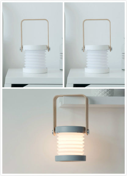 Lámpara LED de noche plegable, táctil, regulable, para lectura, portátil, recargable por USB, para el hogar