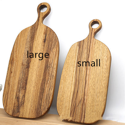 Farmhouse Style Wooden Bread Board With Handle Kitchen