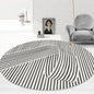 Round Rug Living Room Minimalist Farmhouse Style Coffee Table
