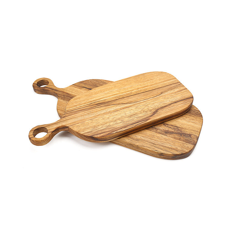 Farmhouse Style Wooden Bread Board With Handle Kitchen