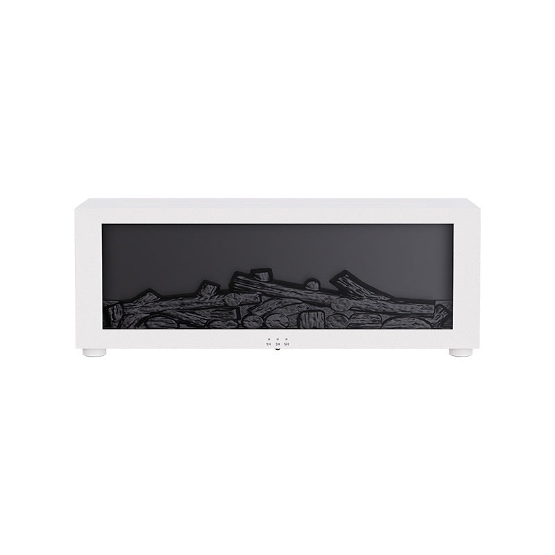 New Flame Essential Oil Diffuser Large Fog Volume Flame Humidifier 3D Flame Fireplace Lightning Machine