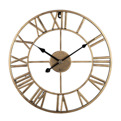 Modern Minimalist Style Decoration Creative Metal Clock