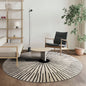 Round Rug Living Room Minimalist Farmhouse Style Coffee Table