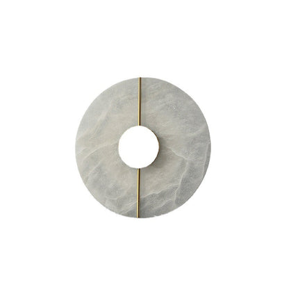 Lámpara de pared de mármol para mesita de noche de dormitorio de estilo minimalista orgánico