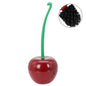 Long Handle Soft Hair Household Toilet Brush Cherry Toilet Brush Daily Necessities Creative Toilet Plastic Brush