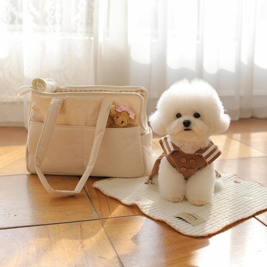 Bolso bandolera de mano para perros pequeños