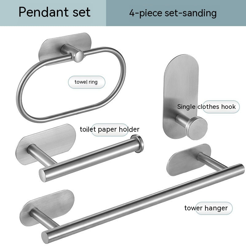 Toallero de barra simple Gancho de baño Colgante dorado para baño