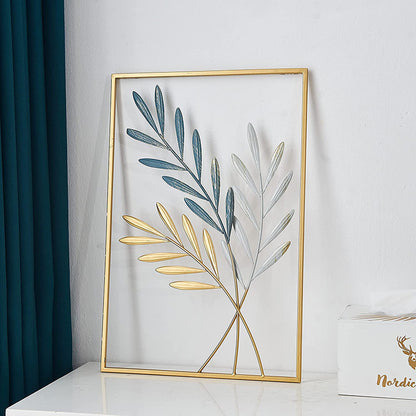 Colgante de pared de lujo metálico estilo casa de campo