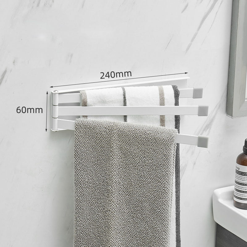 Toallero multiusos sin perforaciones para baño