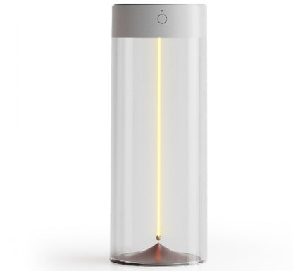 Nueva luz LED para acampar al aire libre, luz nocturna portátil recargable tipo C con alta transparencia y luz de ambiente creativo anticaídas