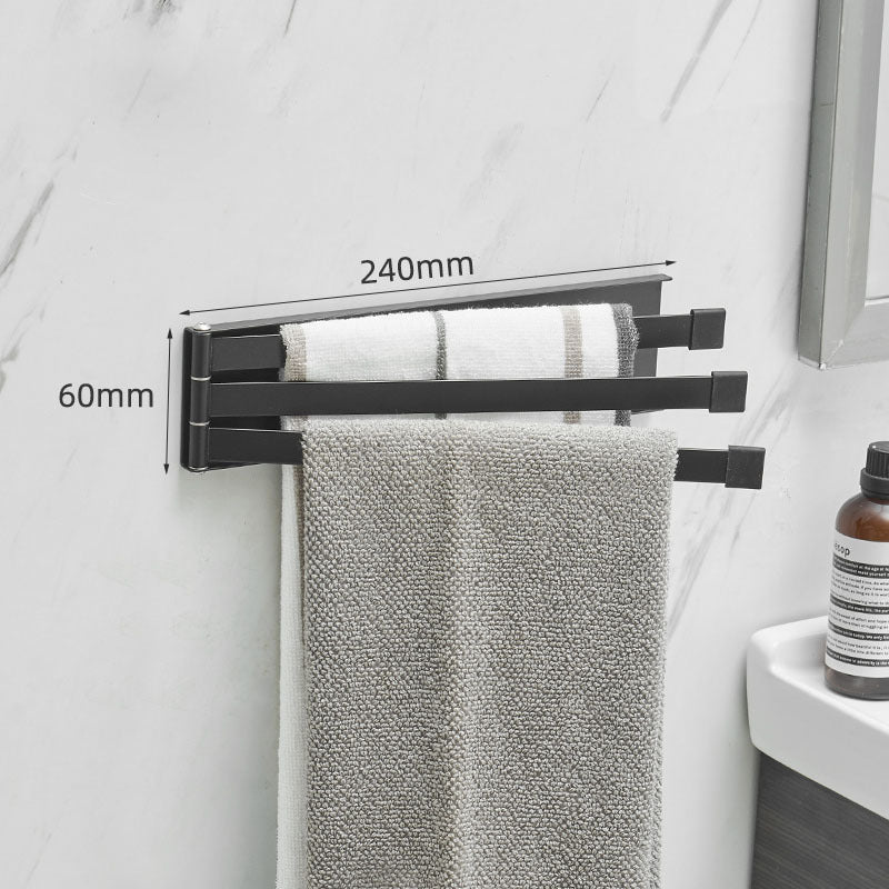 Toallero multiusos sin perforaciones para baño