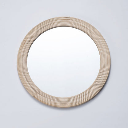 Round Makeup Mirror Wall-mounted Round Mirror Decor Bathroom