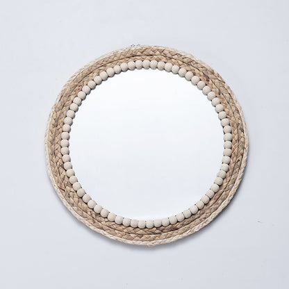 Round Makeup Mirror Wall-mounted Round Mirror Decor Bathroom