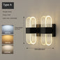 Lámpara de pared estilo art déco minimalista dorada, accesorio de iluminación para dormitorio