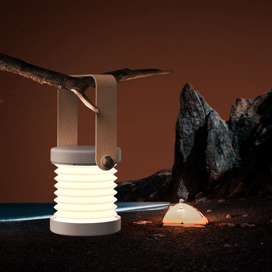 Foldable Touch Dimmable Reading LED Night Light Portable Lantern Lamp USB Rechargeable For Home