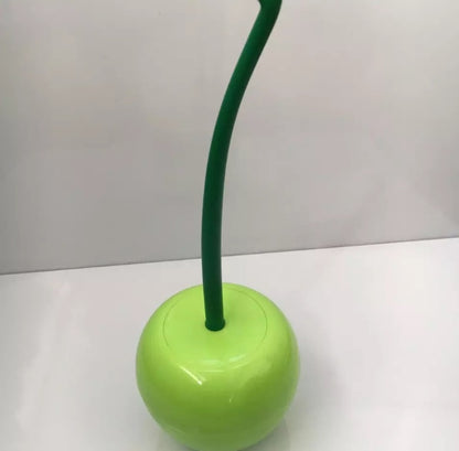 Long Handle Soft Hair Household Toilet Brush Cherry Toilet Brush Daily Necessities Creative Toilet Plastic Brush