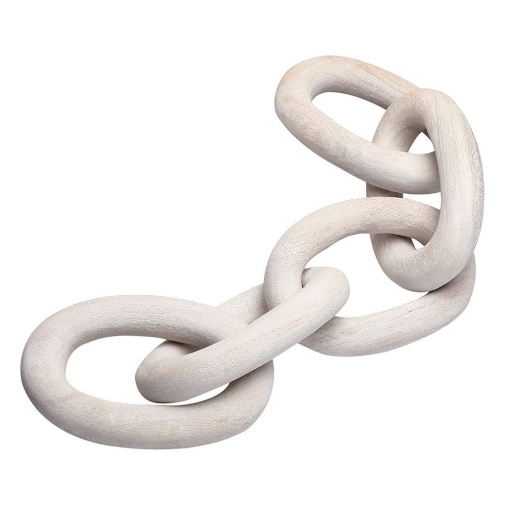 Bohemian Style Wooden Chain Link Decoration