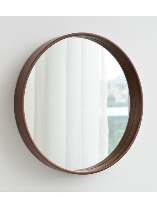 Bathroom Or Bedroom Hanging Solid Wood Simple Mirror