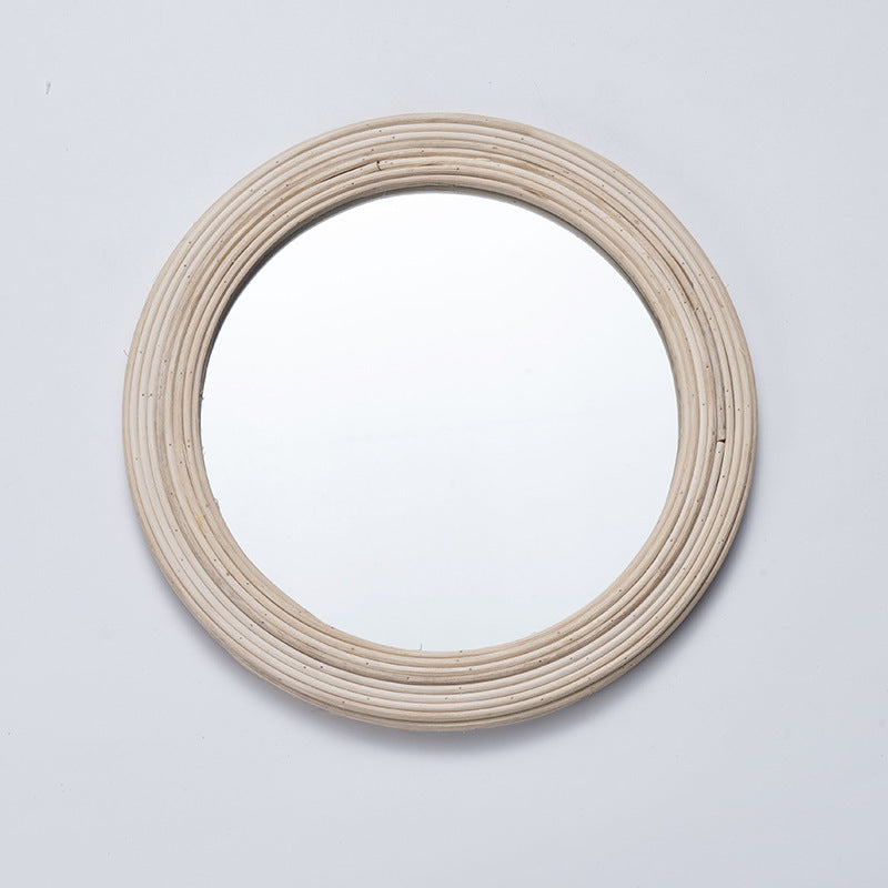 Round Makeup Mirror Wall-mounted Round Mirror Decor Bathroom