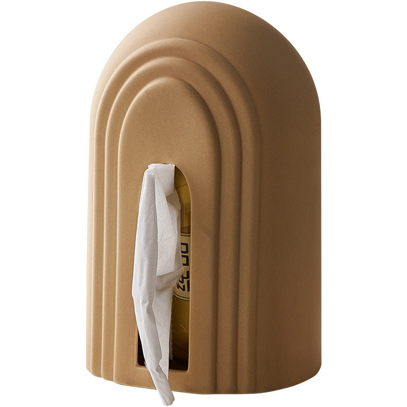 Farmhouse Instagram Style Arch Ceramic Tissue Box Decoration