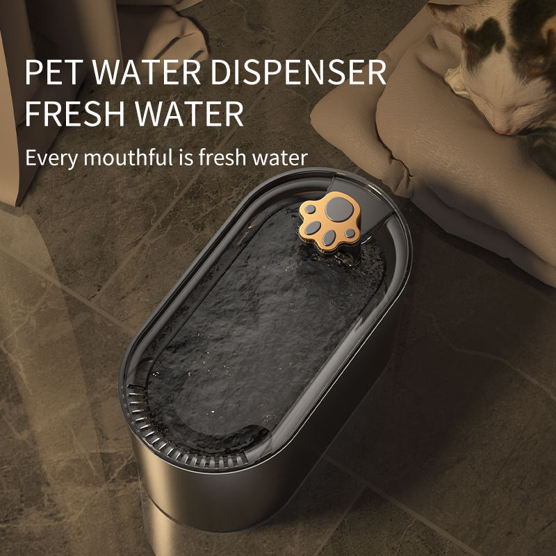 Bebedero automático con filtro para gatos de 3 l, dispensador de agua para mascotas, dispensador de agua ultrasilencioso con LED, productos para mascotas