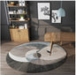 Round Rug Living Room Minimalist Farmhouse Style Coffee Table