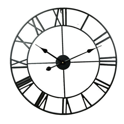Modern Minimalist Style Decoration Creative Metal Clock
