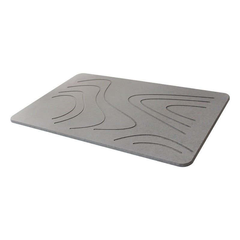 Alfombrillas de baño con diatomeas, almohadilla dura, antideslizante, absorbente, para entrada de inodoro, baño