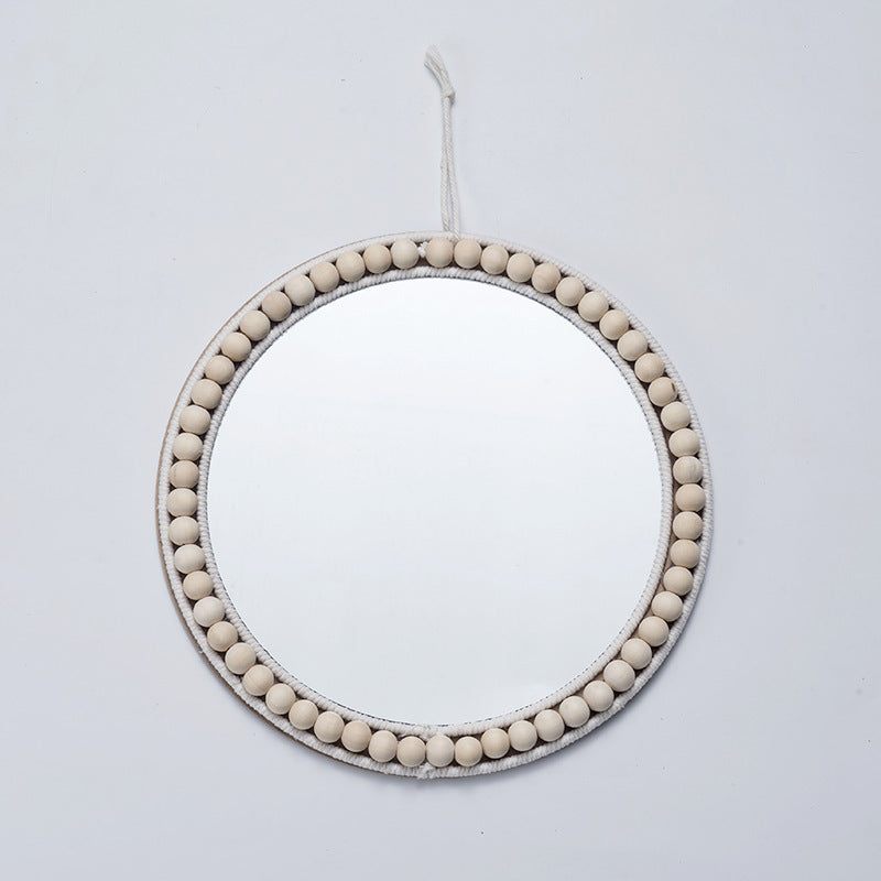Round Makeup Mirror Wall-mounted Round Mirror Decor Bathroom